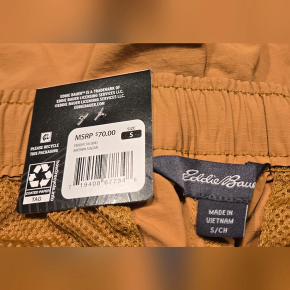 NWT mens Eddie Bauer Ripstop Tech shorts - Picture 5 of 5